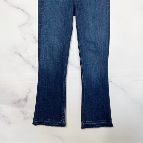 Veronica Beard Carolyn 10” Baby Boot Lace Up Raw Hem Jeans - Picture 9 of 16